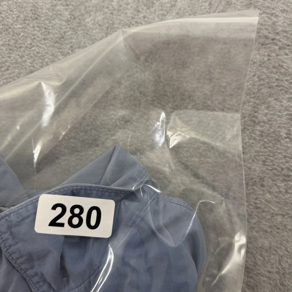 Polo Ralph Lauren Blue Cotton Pajama Top L Oversized Sleep Shirt
